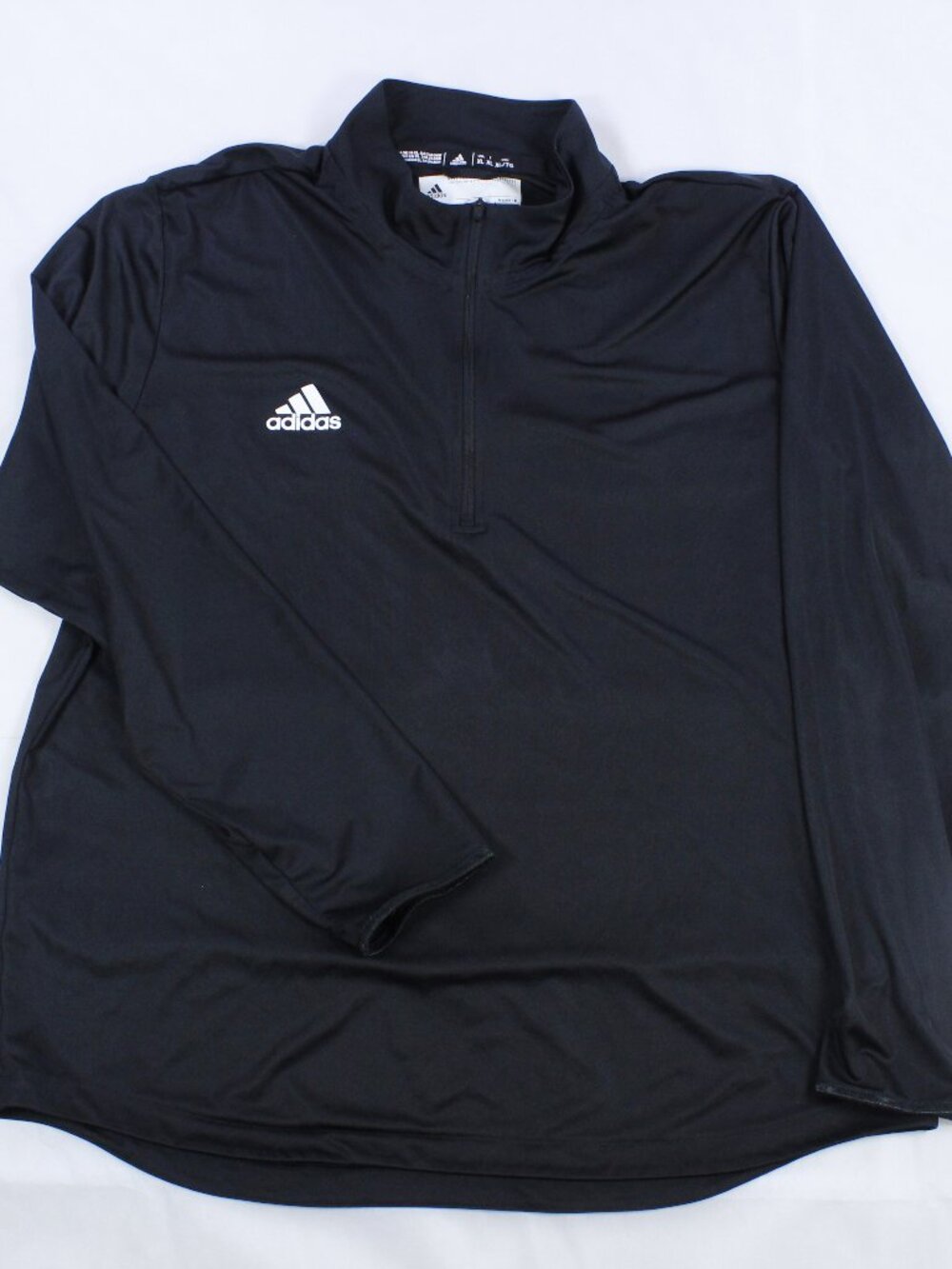 Adidas Performance 1/4 Zip Sweatshirt - Black - Size XL - Excellent Condition